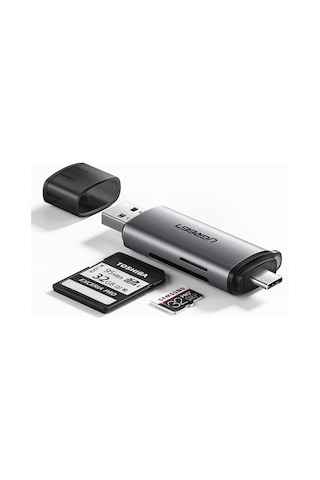 Ugreen 2-in-1 Usb-c, Usb-a Sd, Tf Otg Kart Okuyucu Adaptör, 50706