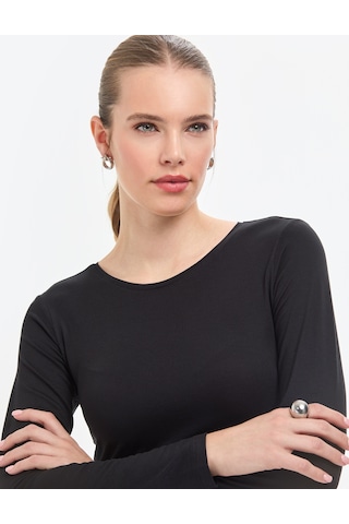 Pierre Cardin Kadın Siyah Bluz Örme 50317061-vr046 Siyah