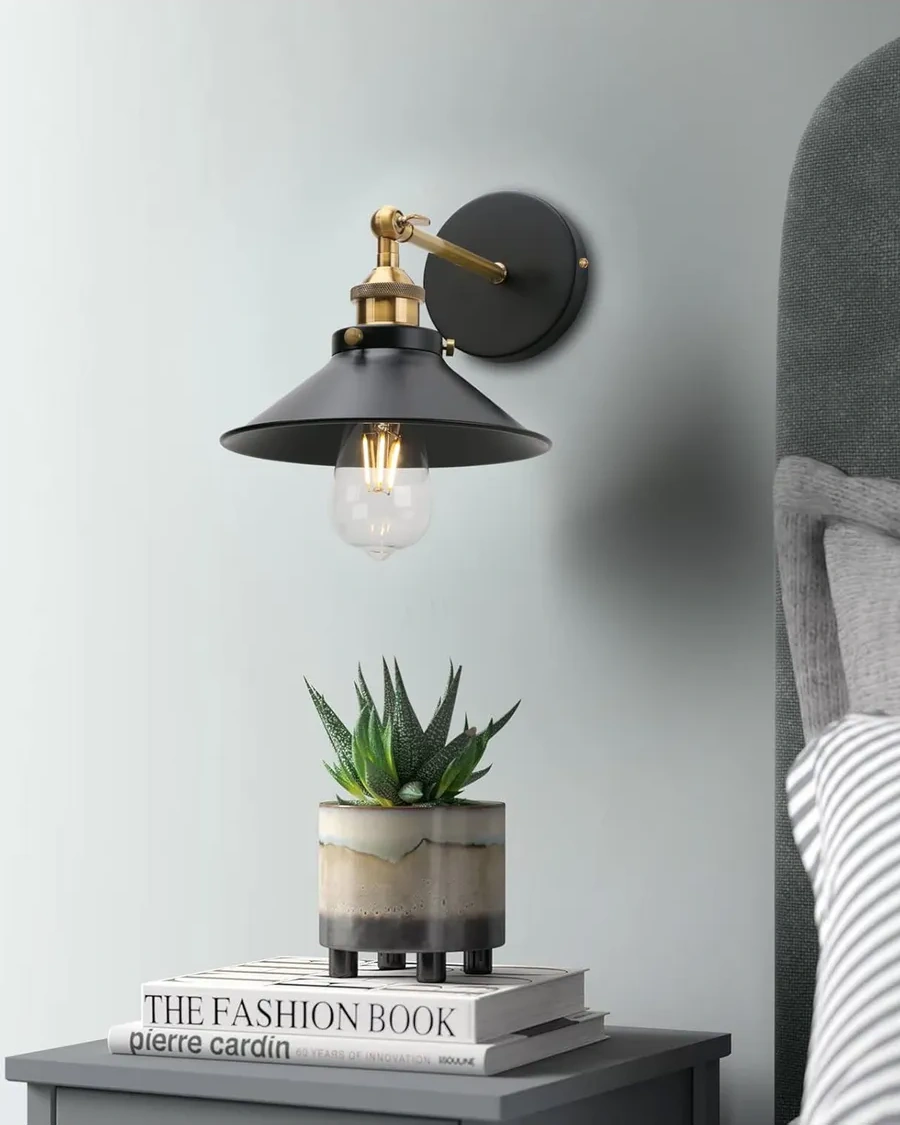 Sld Retro Duvar Tipi Led Lamba, Bra 263126832 Siyah