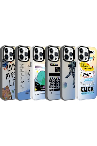 Apple Uyumlu iPhone 14 Pro Max Uyumlu Desenli Zore Dragon Sert Kılıf-klavye Klavye -
