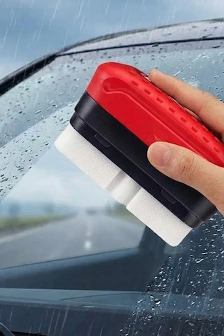 Thentech Çok Fonksiyonlu Oto Cam Ayna Ve Deri Yüzeyler İçin Güçlü Leke Kir Temizleme Fırçası