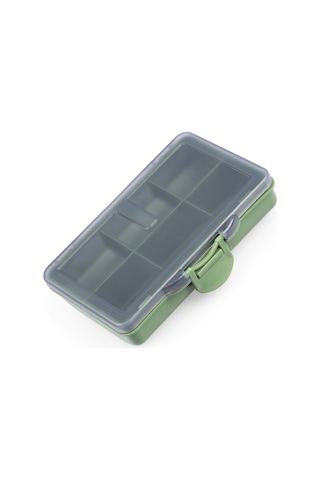 Xindoker 6 Bölmeli Balıkçılık Malzemeleri Kutusu - Taşınabilir, Nem Gösterici, Pe Plastik, Sınıflandırma Kolay, Dayanıklı