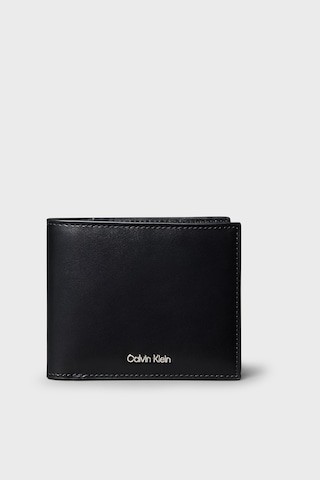 Calvin Klein % 100 Deri Logolu Cüzdan Lv04d1225gub1 Erkek Cüzdan Lv04d1225g Ub1 Siyah SİYAH