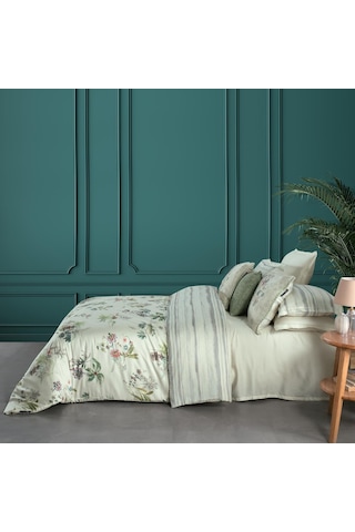 Sarev Elodıe Kıng Sıze %100 Tencel Nevresim Takımı Kahverengi