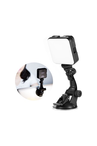 Andoer W64 6 W Mini Video Konferans Aydınlatma Kiti Siyah Siyah