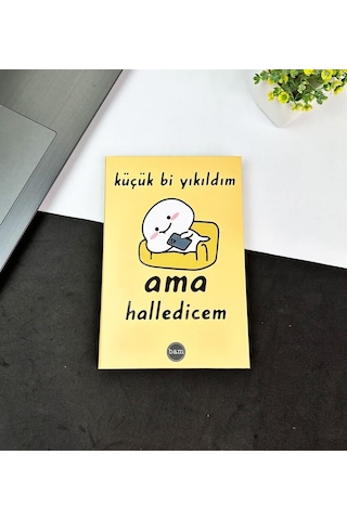 Küçük Bi Yıkıldım Tasarımlı Kırtasiye Ve Dondurma Külahlı Keçeli Kalem Seti