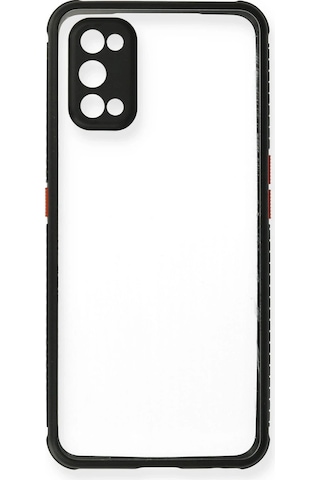 Cosmotex Newface Realme 7 Pro Kılıf Miami Şeffaf Silikon - Siyah