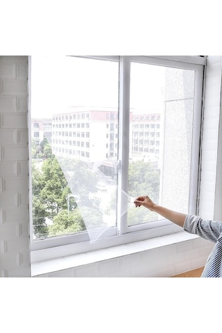 Jms Siyah Kapalı Böcek Sinek Sivrisinek Pencere Teli Kapı Anti Cibinlik Mutfak Pencere Koruyucu 1.3x1.5m