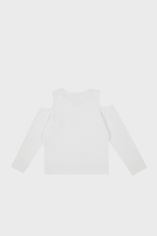 Balmain Çocuk Sweat 6m4020 Mx270 130 Beyaz