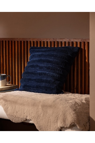 Madame Coco Bourgogne Kırlent Kılıfı - Lacivert - 45x45 Cm Kırl0000000063