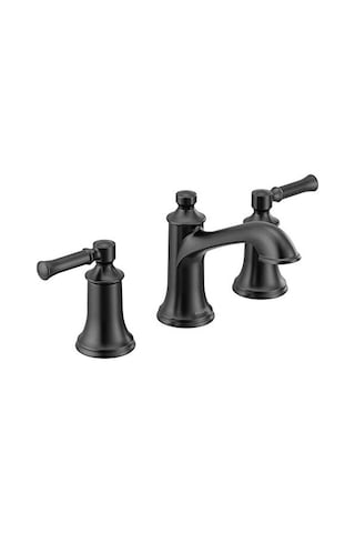 T6805bl Dartmoor İki Kollu Geniş Banyo Musluğu, Valf Gerekli, Mat Siyah Genel