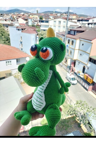 Dukakidstoys Yeşil Ejderha Dragon Dinazor Oyuncak Hediyelik
