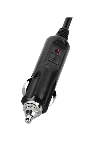Wezone 12v 6a 2 Metre Kablolu Sigara Çıkarıcı Soketi, Siyah 20 Awg Güç Uzantı Kablosu