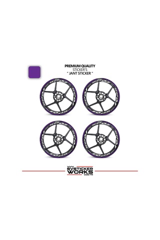 Yamaha R25 Jant Sticker Ve İç Yazı Basklı Etiket Sticker Modeli Premium Kalite
