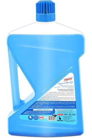 Asperox Okyanus Maviliği Parfümlü Yüzey Temizleyici Sedir & Sardunya Ve Paçuli Kokulu 2.5 Litre Tekli