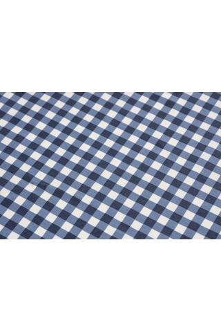 Ekose Masa Örtüsü Lacivert