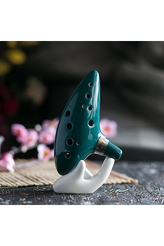 Hermann Mayer Hmo12Gr Pro Seramik Alto Ocarina - Yeşil