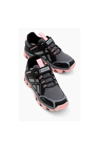 Tonny Black Termo Taban Su İtici Kumaş Cırtlı Çocuk Unisex Füme Pembe Trekking Ayakkabı Tbtmkd025 Füme Pembe