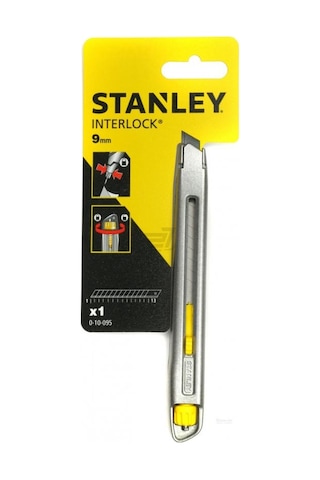 Kilitlenen Maket Bıçağı -9 mm STANLEY 0-10-095