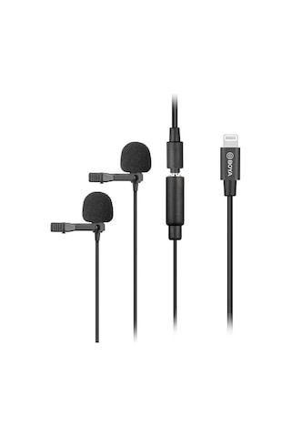 Boya By M2D. Çiftli. Iphone Uyumlu Yaka Mikrofonu