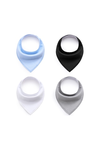 Vkemall 4 Adet Pamuklu Bebek Bibs: Nemlendirici, Konforlu Ve Temiz Tutucu - Nokta, Yaprak, Tek Renk, Tilki, Arı Desenleri Seçenekli