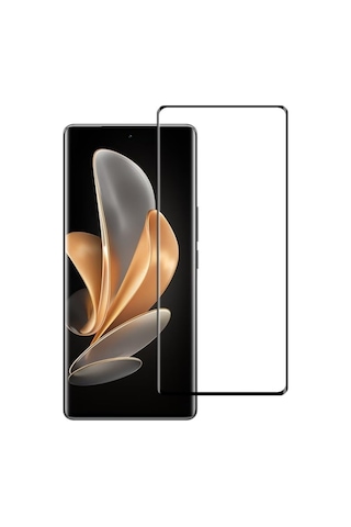 Infinix Zero 30 4g/5g Uyumlu Tam Kaplayan Ekran Koruyucu Edge Kavisli Temperli Kırılmaz Cam