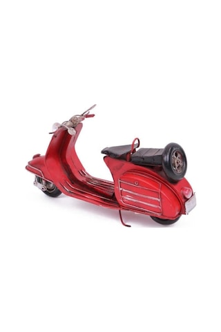 Dekoratif Metal Scooter Vintage Dekoratif Ev Ofis Hediyelik Metal Süs