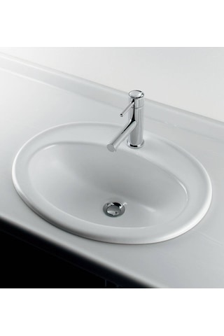 Duravit - Draplast Tezgah Üzeri Lavabo 56 Cm Beyaz - 0472560000- Beyaz
