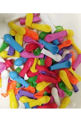 100 Adet Su Balonu Renkli Balon Renkli Su Balonu Oyuncak Balon Çok Renkli
