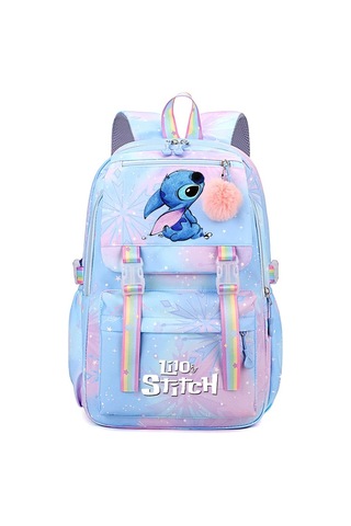 Stitch Kadın Sırt Çantası Erkek Kız Gizli Sakli Konusmalar Çanta Çok Renkli