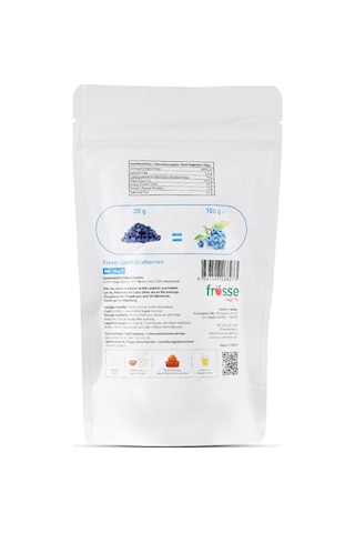 Freeze Dry Kurutulmuş Yaban Mersini 100 Gr 100 G