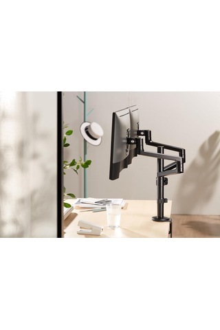 Monitör Tutucu Eğilebilir Döndürülebilir Kablo Kılavuzlu Ergonomi