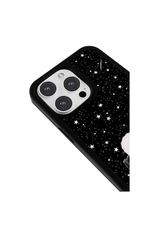 Apple iPhone 14 Pro Uyumlu Miffy Yıldızlı Tasarım Parlak Telefon Kılıfı