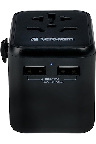 Verbatim 49543 Uta-01 Evrensel Seyahat Adaptörü - 2x Usb-a Port