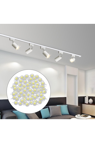 Homyl Projektör Için Yüksek Güçlü Led Boncuk Çipi Parlaklık 100x-3w-beyaz