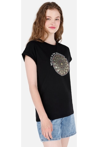 Colin's Colins Siyah Kadın Tshirt K.kol Cl1066578 Q1.v1 Blk Siyah