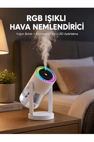Gökyüzü Projektörlü Buhar Makinesi Ev Ofis Ve Araç Uyumlu Yeni Nesil
