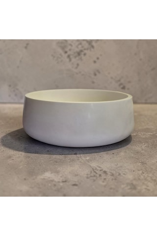 Dekoratif Yuvarlak Derin Tabak 17 Cm Çapında