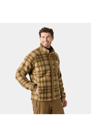 Helly Hansen Panorama Printed Pile Snap Mont Erkek Polar-34592 Kahverengi