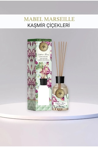 Mabel Marseille Sihirli Kaşmir Çiçekleri Çubuklu Oda Kokusu 100 Ml 3 Adet Kaşmir
