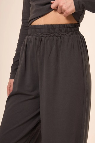 Zoor Ultra Soft Penye Modal Pantolon Füme