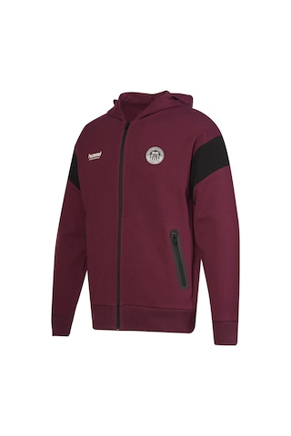 Hummel Glex Fermuarlı Hoodıe 922399-3858 Bordo