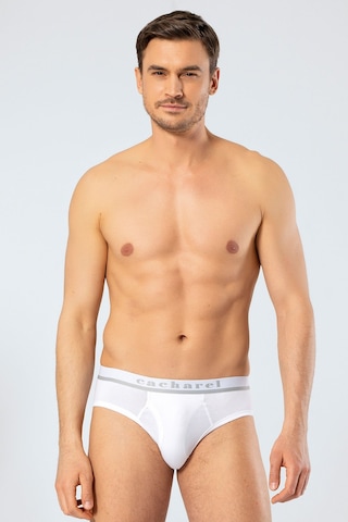Cacharel Erkek Likrali Bantli Slip 1311/beyaz