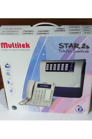 Multitek Star 2S Caller Id 4-8 Telefon  Santrali