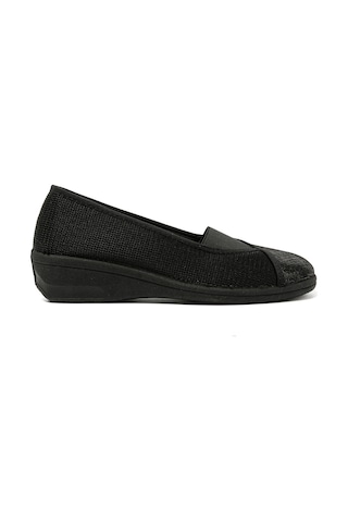 Sandalet Kadın 7337 Green Life Stretch Women's Footwear Black Siyah