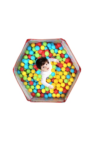 Baby Marine Katlanabilir Top Havuzu + 6 CM 200 Adet Havuz Topu