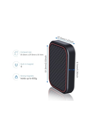 Sones Düz Yapışkanlı Manyetik Araba Cep Telefonu Navigasyon Tutucu Gri