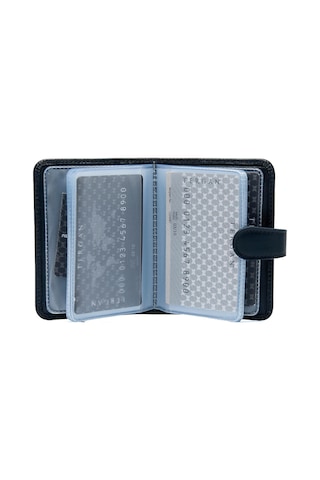 Tergan Lacivert Deri Unisex Kredi Kartlık 01210H86
