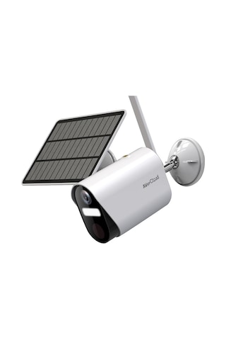 Avercloud Tuya Ac-s12 Ip Wıfı Spotlıght 2x6500k Beyaz Led Pır Bullet Solar Kamera