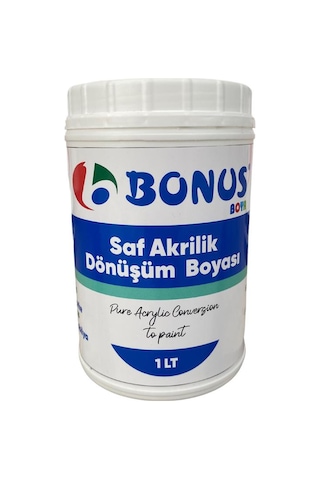 Bonus Saf Akrilik Su Bazlı Dönüşüm Boyası 1 L